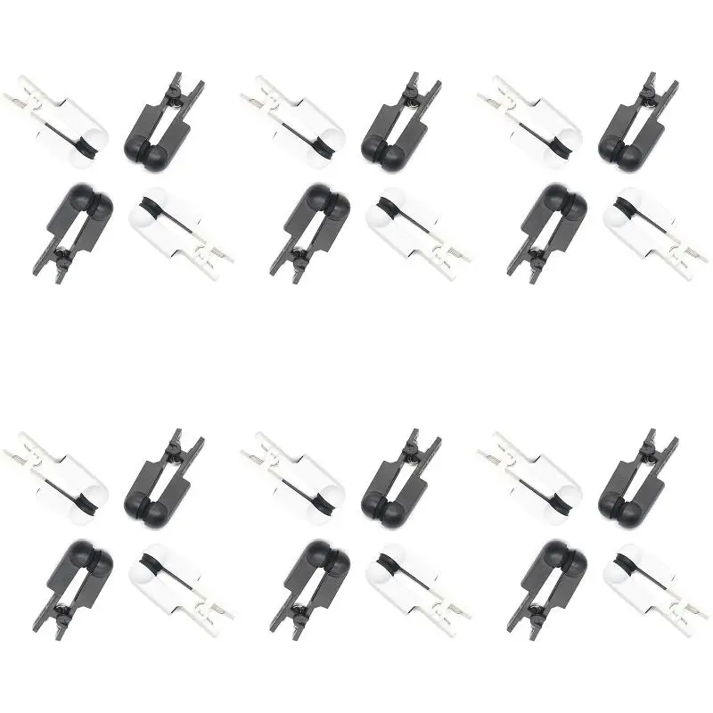 6Pack X(Ear Clip Electrode Double-Sided Rubber Head Comfortable Compatible for Tens Unit Stimulation 2 Pair