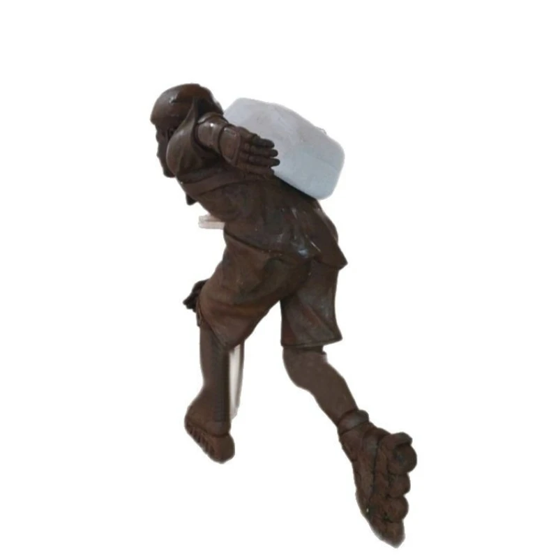 FRP figure sculpture resin imitation copper student campus ornament
