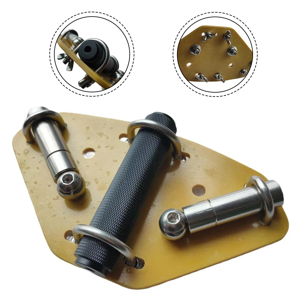 14-50MHz Shortwave Pull Rod Positive V-type Bottom Plate Connected Tripod Thread Signal Receiving Accessories ﻿