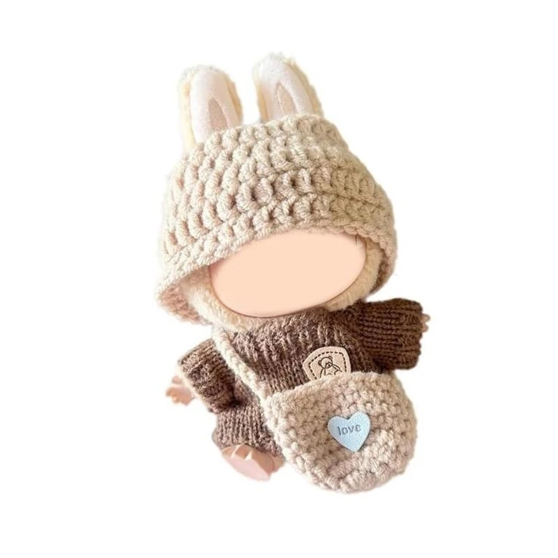 

Fashion Doll Garment Display Clothes Set Accessory For Anime 17cm Plush Doll 15UB