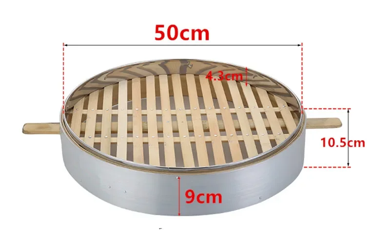 bun drawer buns fish rice dumpling cooker tray dumpling steamer pot Aluminium alloy stainless steel big large bamboo steamer