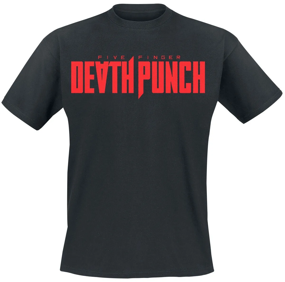 Five Finger Death Punch Afterlife Logo Print T-Shirt Unisex Metal Fans Casual Tee