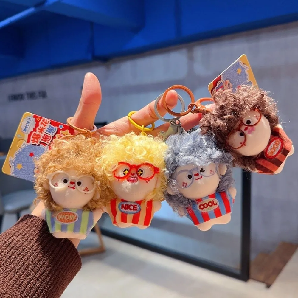 Cute Hairdoll Curly Hair Pendant Soft Mini Cartoon Pendant Bag Charm Fashion