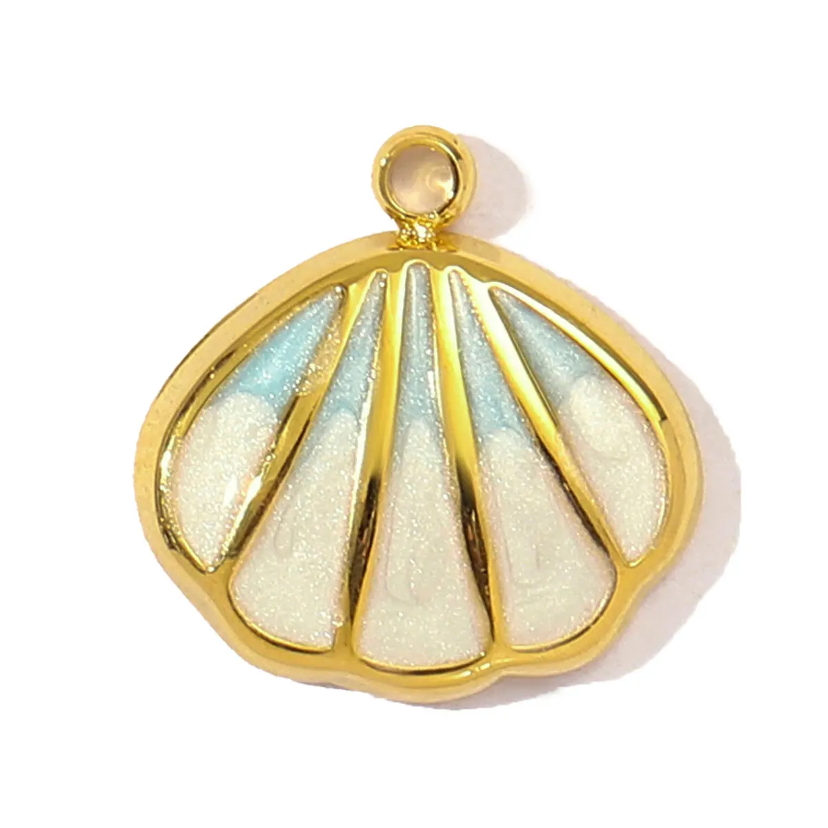 3Pcs/Lot Stainless Steel Enamel Fish Shell Charms Starfish Pendants For DIY Making Bracelet Necklace Jewelry Accessory Wholesale