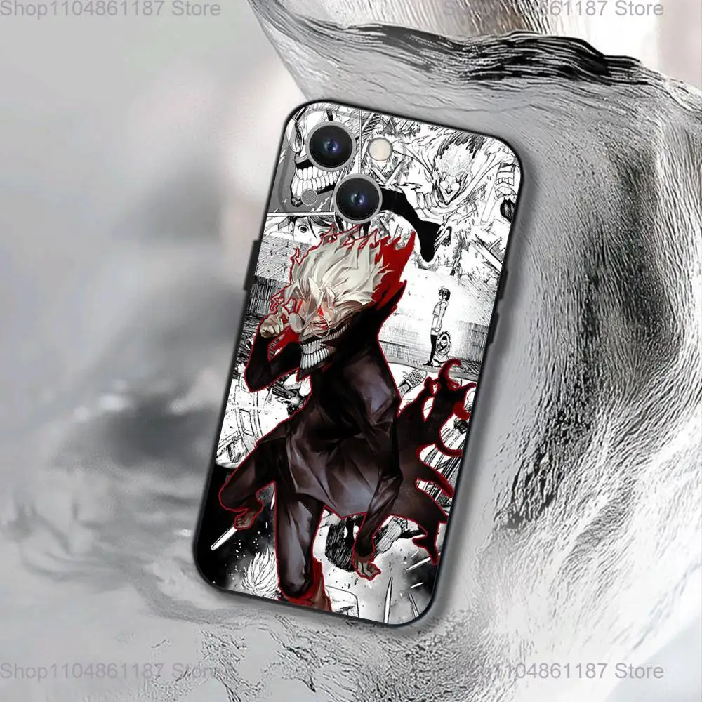 Funda de teléfono Anime D-Dandadan Okarun para iPhone 17,16,15,14,13,12,11,Pro,XS,Max,XR,Plus,E,SE4,Mini funda blanda negra