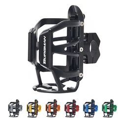 For Suzuki BURGMAN 650 400 125 200 250 AN650 AN400 AN125 AN200 Motorcycle Water Bottle Cage Drink Cup Holder Mount Accessories