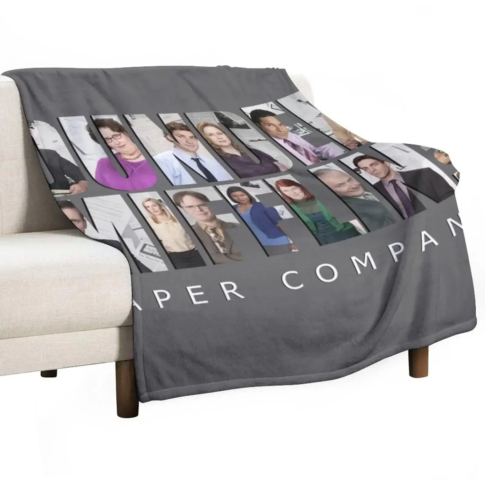 New The Office (US) ? Dunder Mifflin Throw Blanket Decoratives Nap Blankets