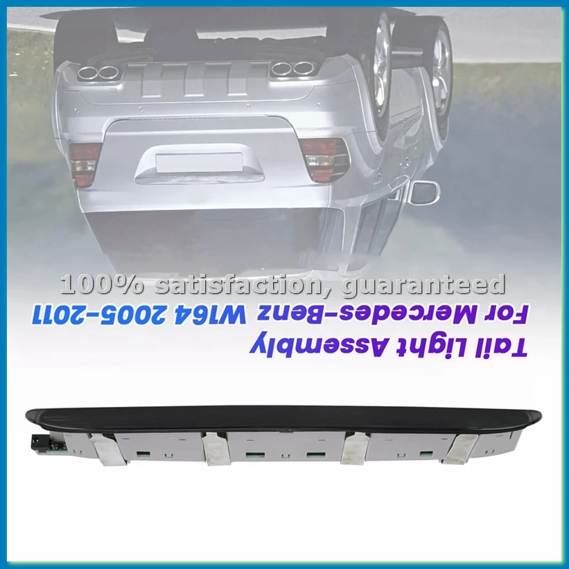 

Car Third 3RD High Brake Light Lamp A1648201056 for ML-Class W164 2005-2011 Rear Stop Tail Light Black-AT35