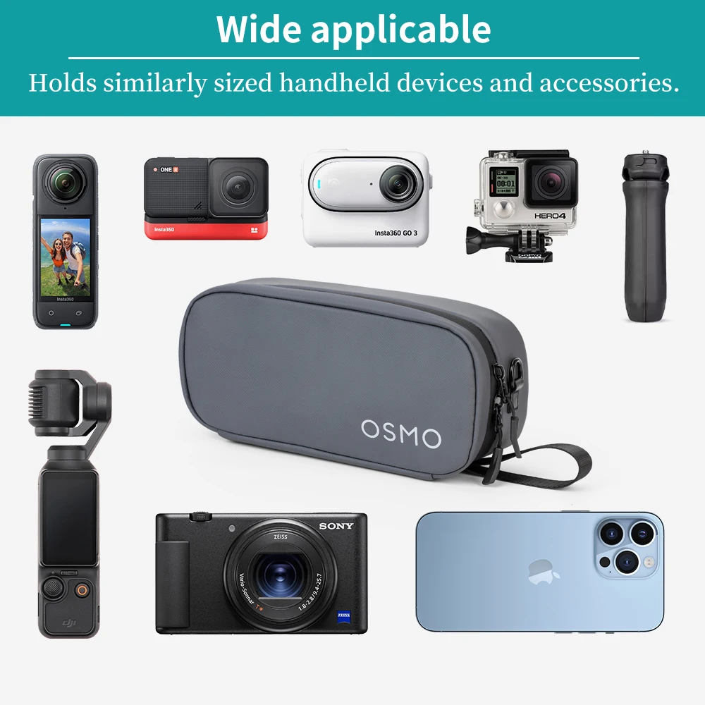 Torba transportowa do DJI Osmo 360 Adventure Combo, przenośna, wodoodporna, ochronna torba podróżna na kamerę sportową z paskiem do Osmo 360 — zdjęcie produktu 4