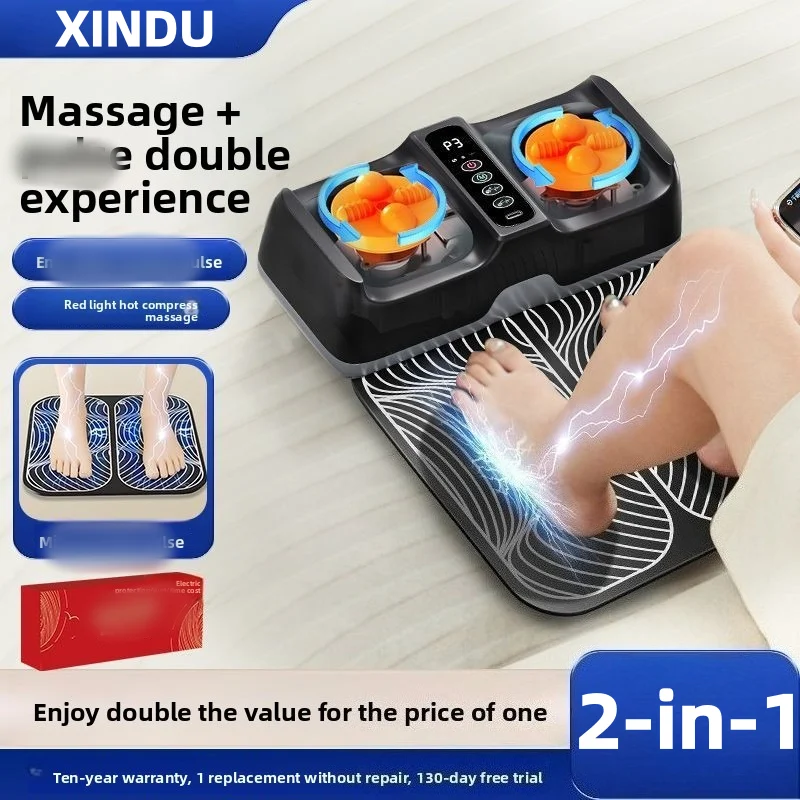 

Полностью автоматический разминающий 6-скоростной массажный аппарат для ног 2-в-1, релаксация ног и рук, съемный для легкой очистки, многофункциональный Po