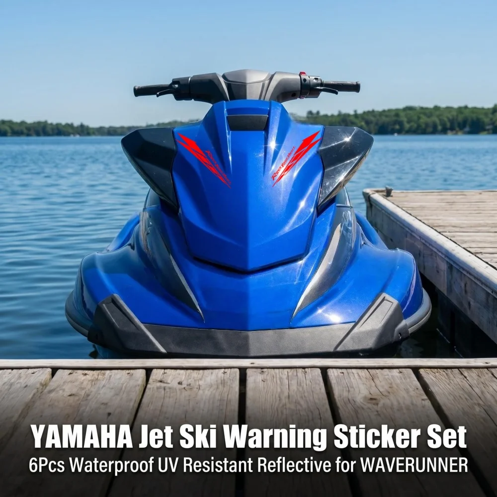 JETSKI Warning Stickers Waverunner FX GP VX JetBlaster SuperJet 2018–2025 Boat Decal JET SKI Boat Accessories for YA MA HA - view 3