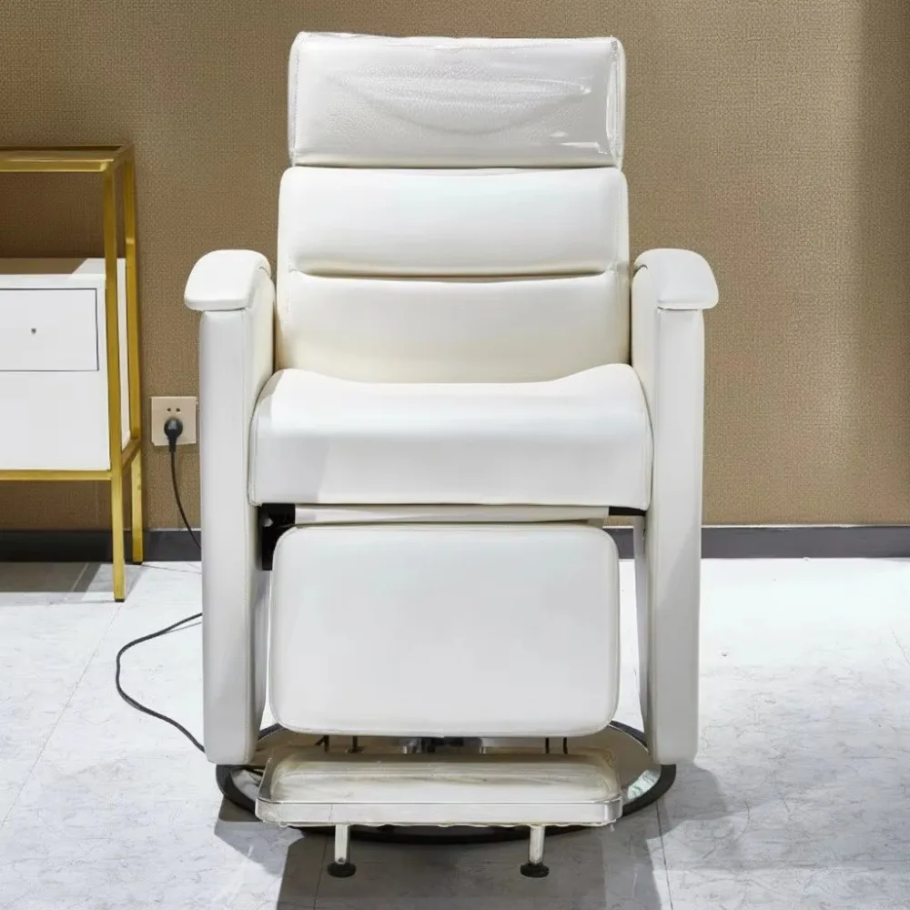 Electric Barber Chair for Hair Growth; Hair Salon Recline and Lift Cutting Chair; Hair Growth Salon Chair