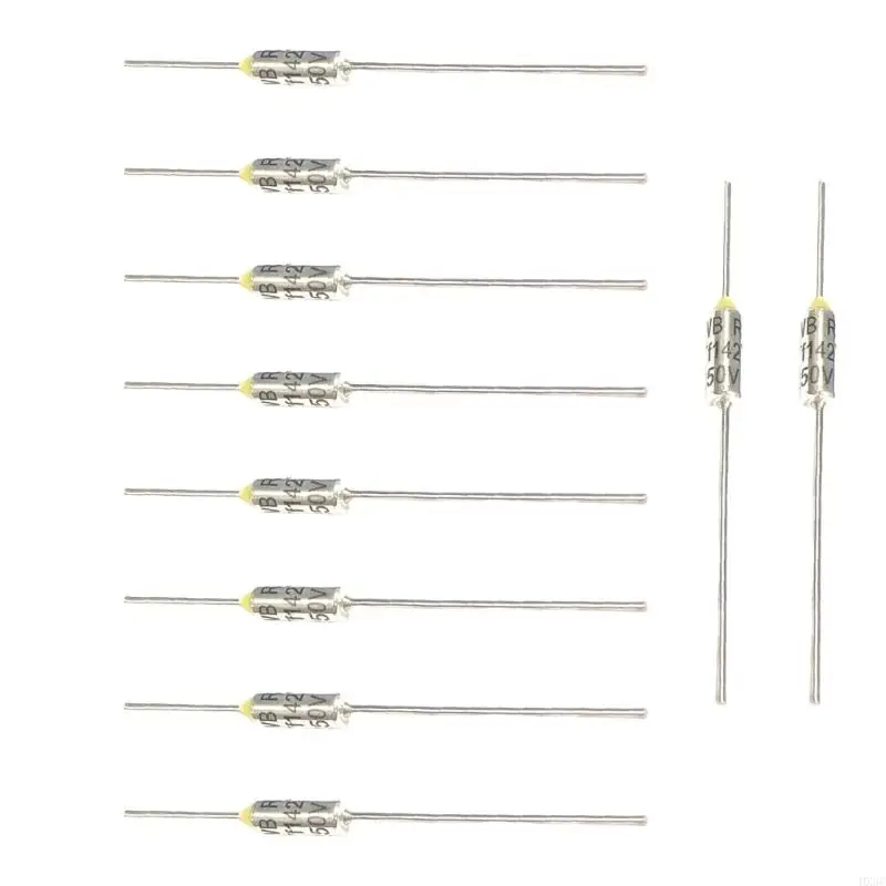 Pacote 10 pontos corte térmicos metal fusíveis térmicos para transformar o motor Electric Industrial Metal Metal Cask