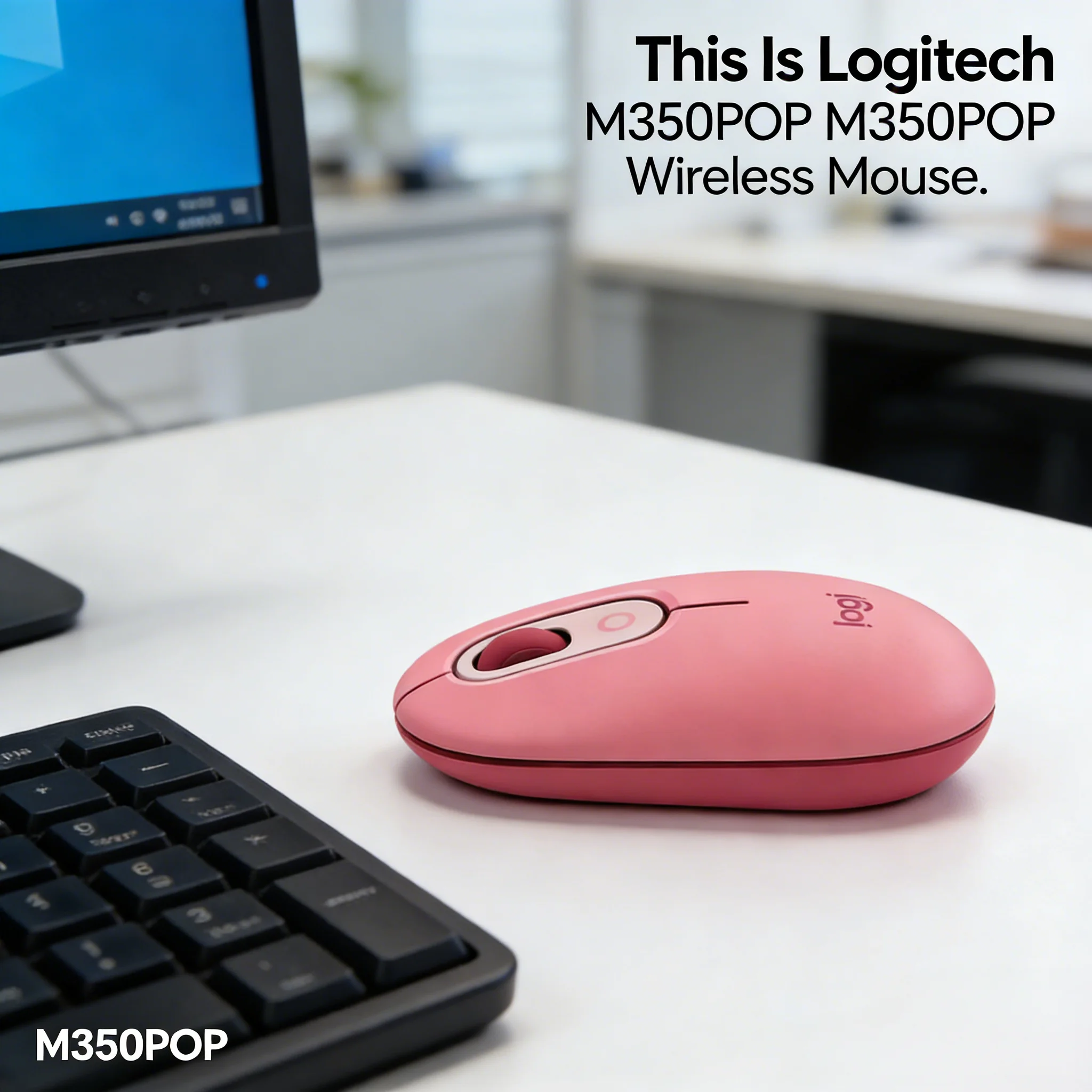 

Беспроводная мышь Logitech M350 POP, карманного размера