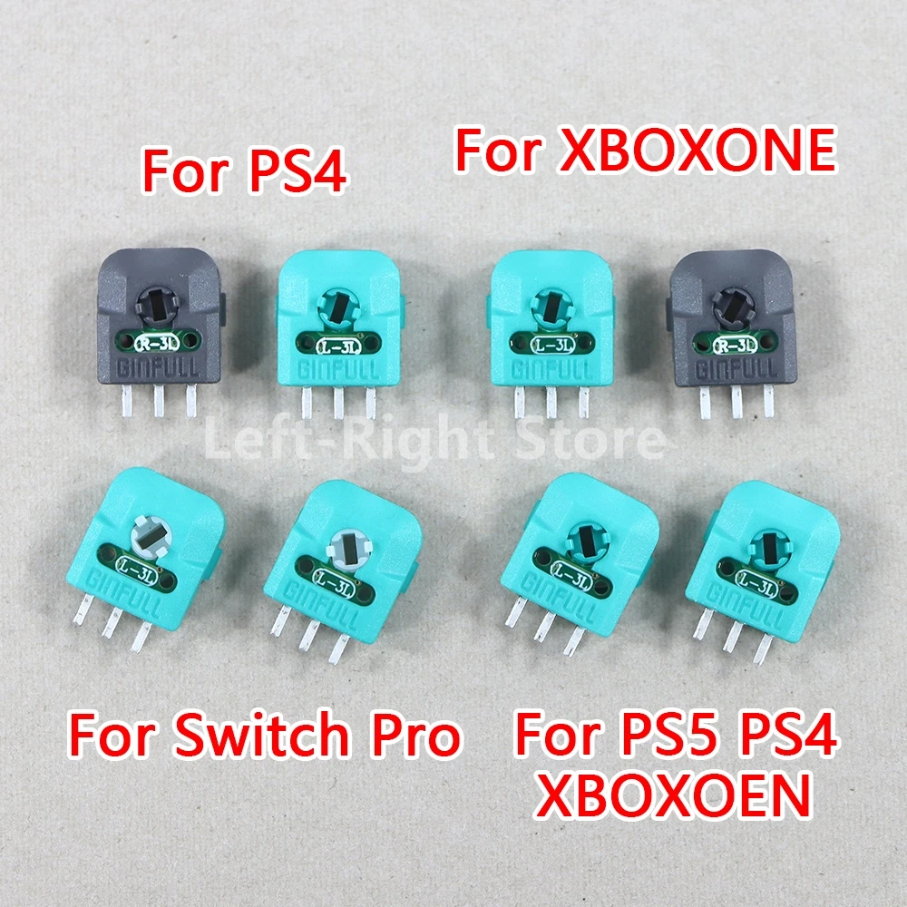 30sets=60PCS For PS4 XBOXONE NS Switch Pro 3D Hall Analog Joystick Potentiometer 3Pin Sensor Module For PS5 Original Joystick