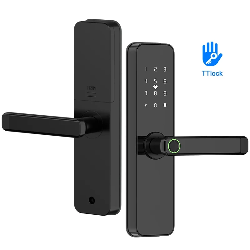 

Wireless Biometric Keyless TTlock Fingerprint Digital Door Lock With 5050 Mortise for Apartments