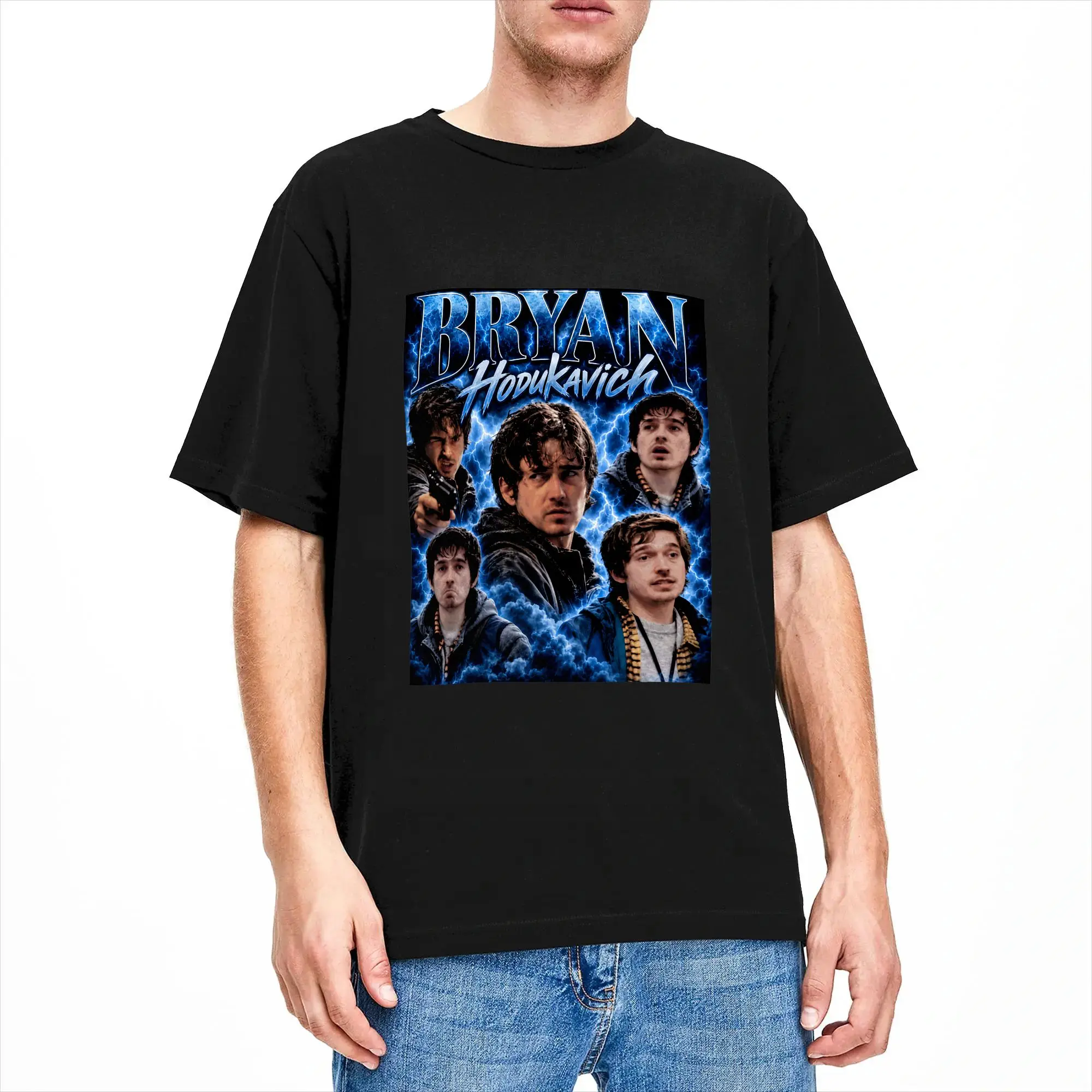 Resident Evil Movie Bryan Hodukavich T-Shirt Summer  Pure Cotton T-Shirts For Men Pattern Tee Shirt Short-Sleeve Streetwear Tees