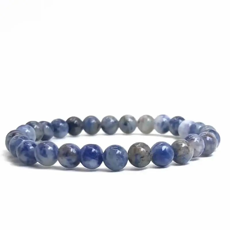 Handmade Natural Gemstone Chakra Bracelet, Elastic Stretch Jewelry