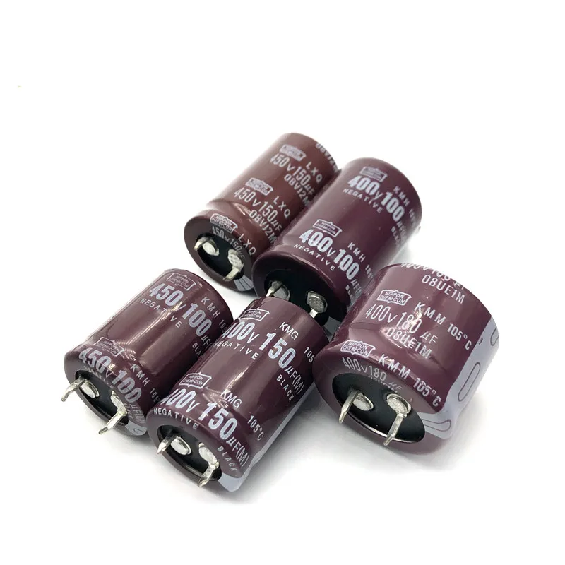 Imagem -02 - Alumínio Capacitor Eletrolítico 450v 820uf Preto Diamante Capacitor Tamanho 30x50 30x60 35x40 35x45 35x50 35x60 mm Pcs