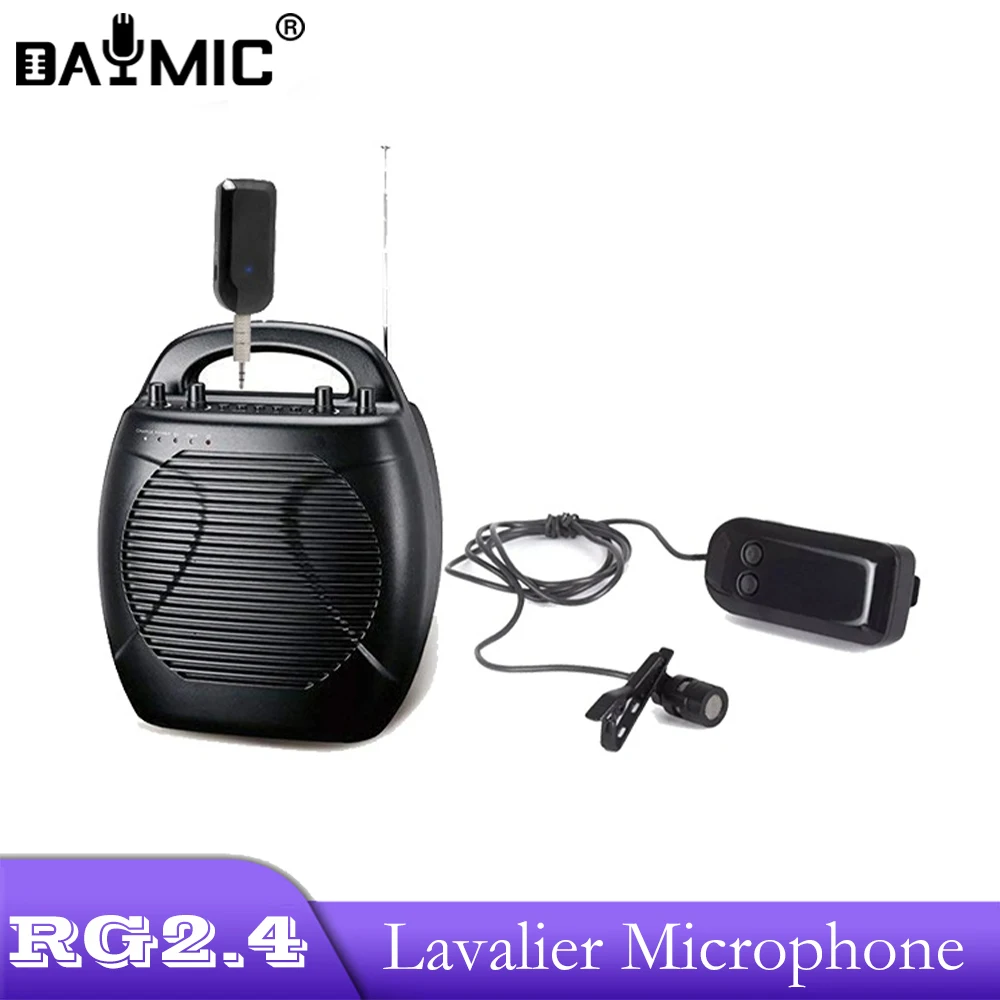 

AOSHEN RG2.4 Portable Educational Equipment Educational 2.4G Wireless Microphone For Online Teaching