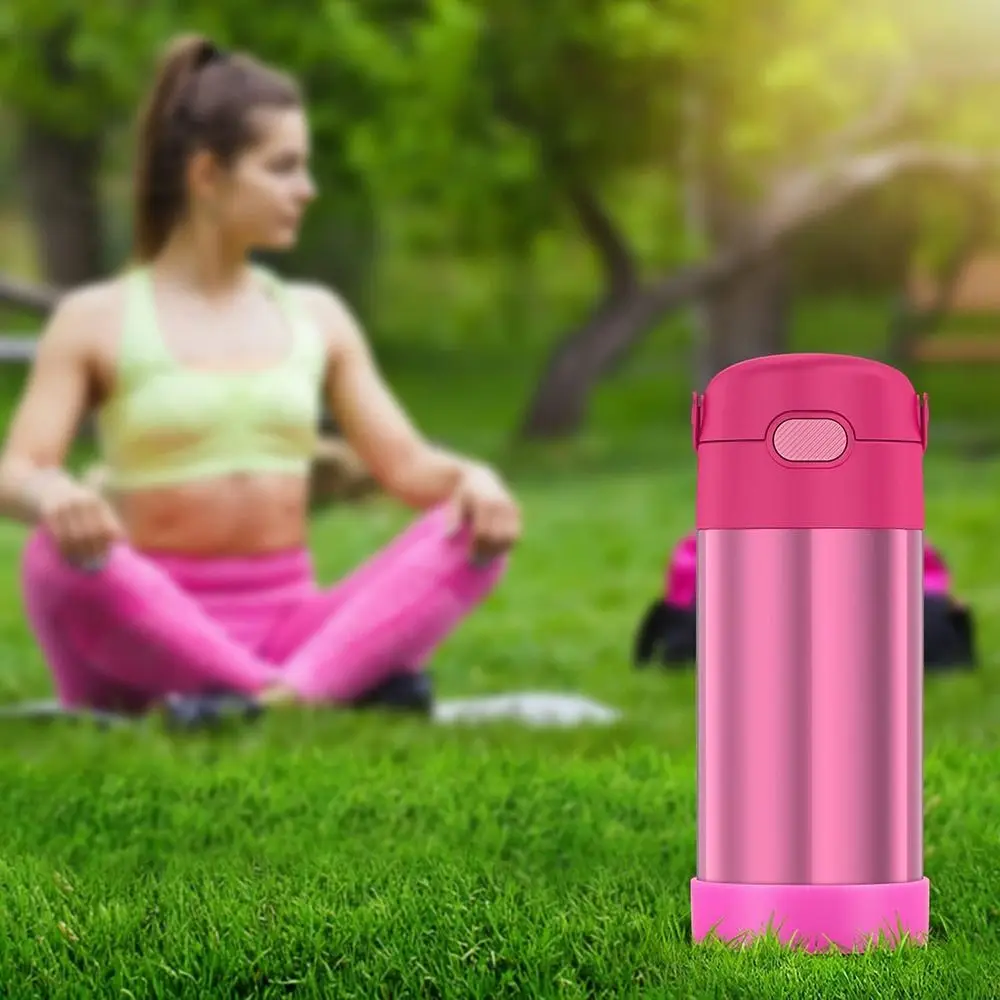 Cup Mat Silicone Water Cup Coasters Non-Slip Wearresistant Water Bottom Sleeve Vacuum Cup Bottom Mat Vacuum Cup