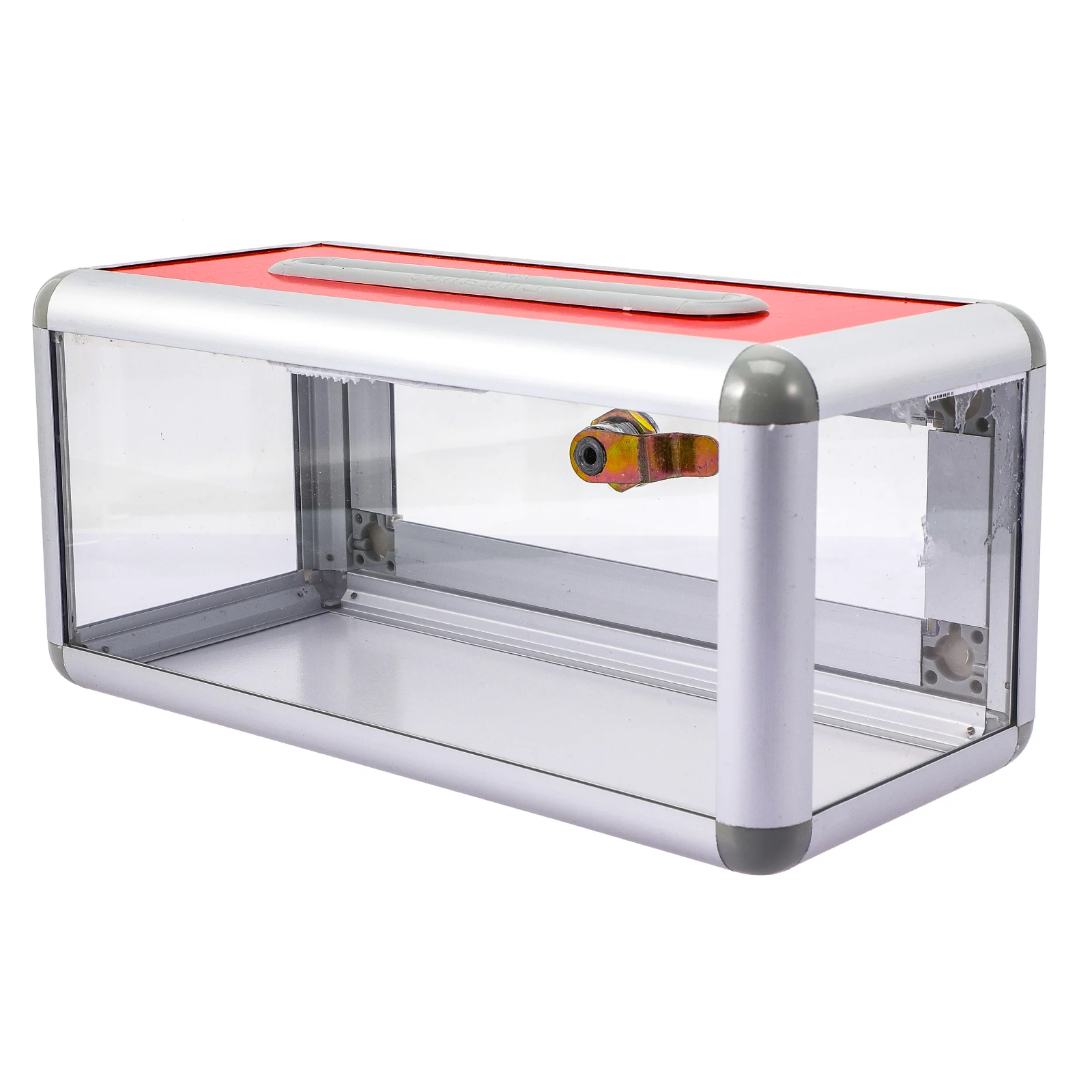 

Acrylic Business Card Storage Box Desk Holder Large Capacity Cards Case Office Use Transparent Sturdy Easy Access Raffle
