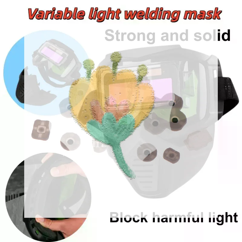 NEW Welding Mask Auto Darkening Helmet Face Eye Shield Glasses Welding Protective Face Shield For Welders Against Strong Light