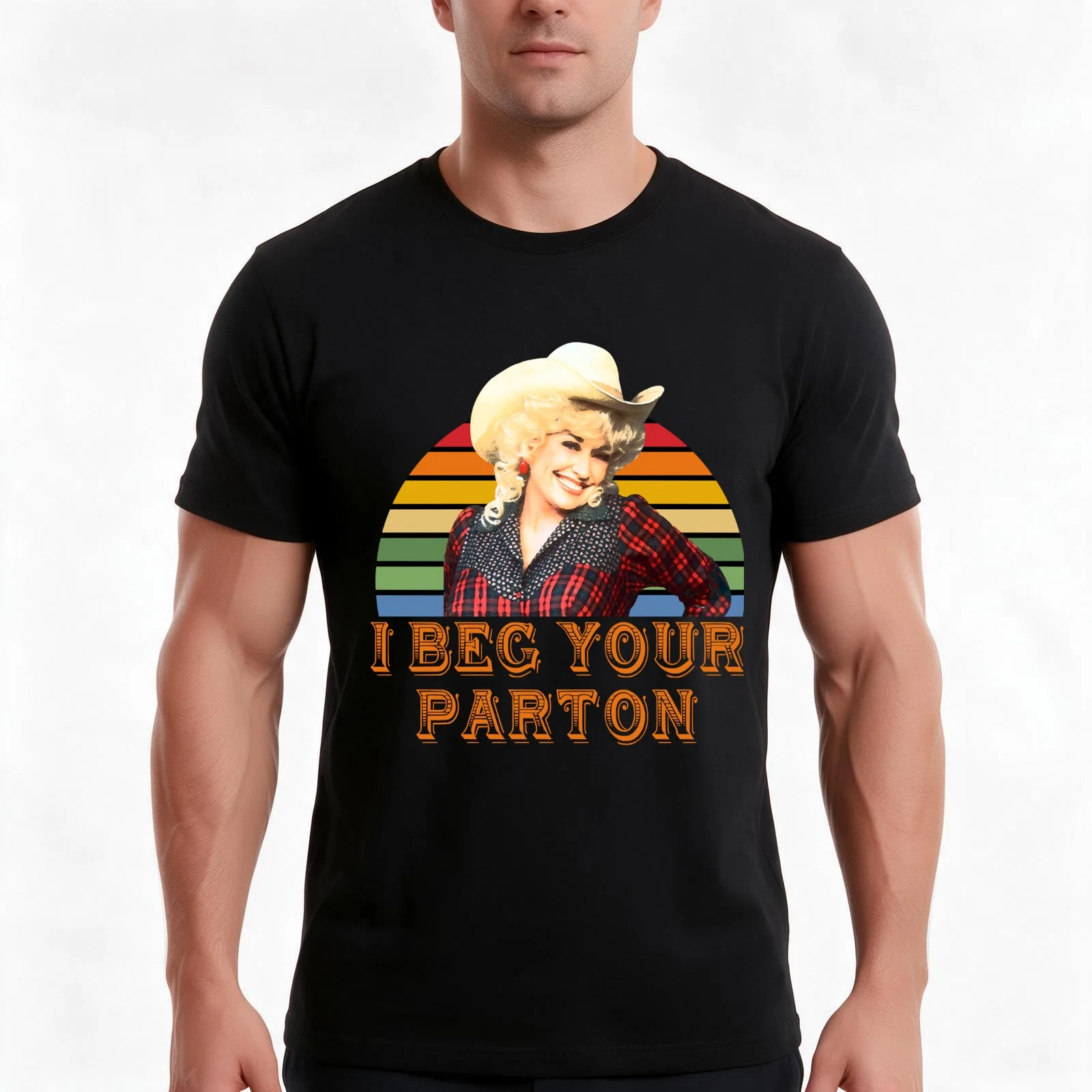 I Beg Your Parton shirt T-Shirt Summer Casual Cotton Tee Oversized Streetwear Tops Vintage Graphic Print Unisex Men Women