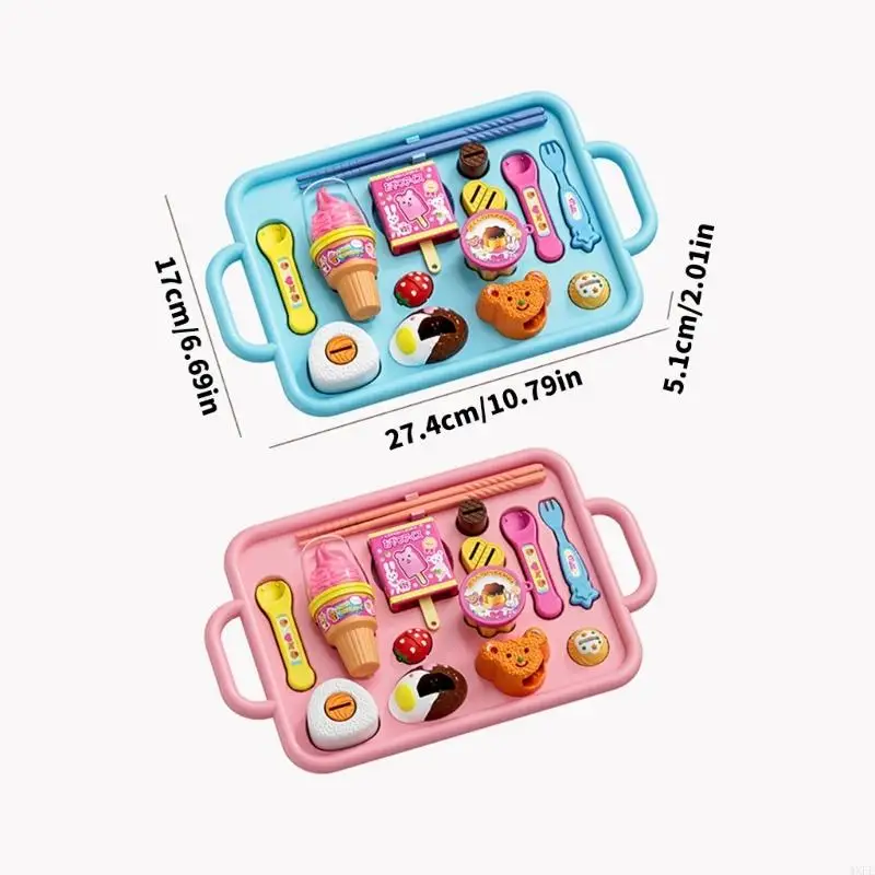 Set giocattoli simulazione cucina per bambini Gioco alimentazione imitazione Facile da riporre e viaggiare