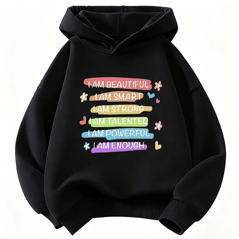 

Lovely Fashion Letter Printed Hoodie Kids Children's Sweatshirt Hoody Casual Hoodies Girls Clothes
