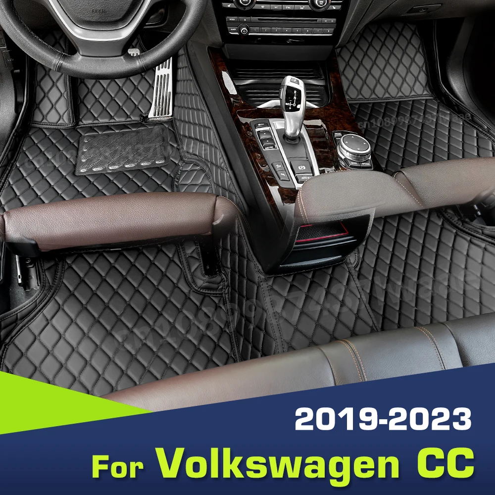 

Автомобильные коврики для VW Volkswagen CC 2019 2020 2021 2022 2023, автомобильные подушечки для ног на заказ, автомобильный ковер, аксессуары для интерьера