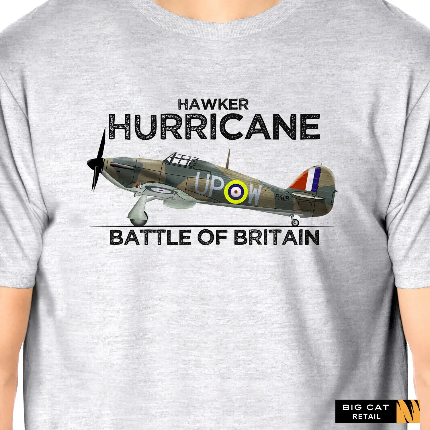 Battle of Britain Hawker Hurricane Fighter T-Shirt 100% Cotton O-Neck Summer Short Sleeve Casual Mens T-shirt Size S-3XL