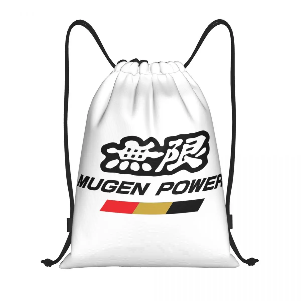 Custom Mugen Power Drawstring Bags for Training Yoga Backpacks Women Men Game Sports Gym Sackpack