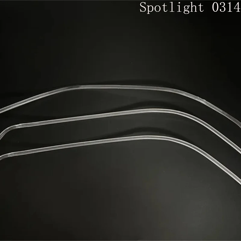 لمرسيدس بنز S-Class W222 2018 2019 2020 DRL المصباح النهار تشغيل ضوء دليل قطاع أنبوب اكسسوارات السيارات عيون الملاك