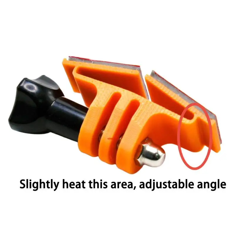 @*Durable Helmet Action Camera Mount Non-slip Stable Grip Easy Install for Moto Riding Skiing All Action Camera Models