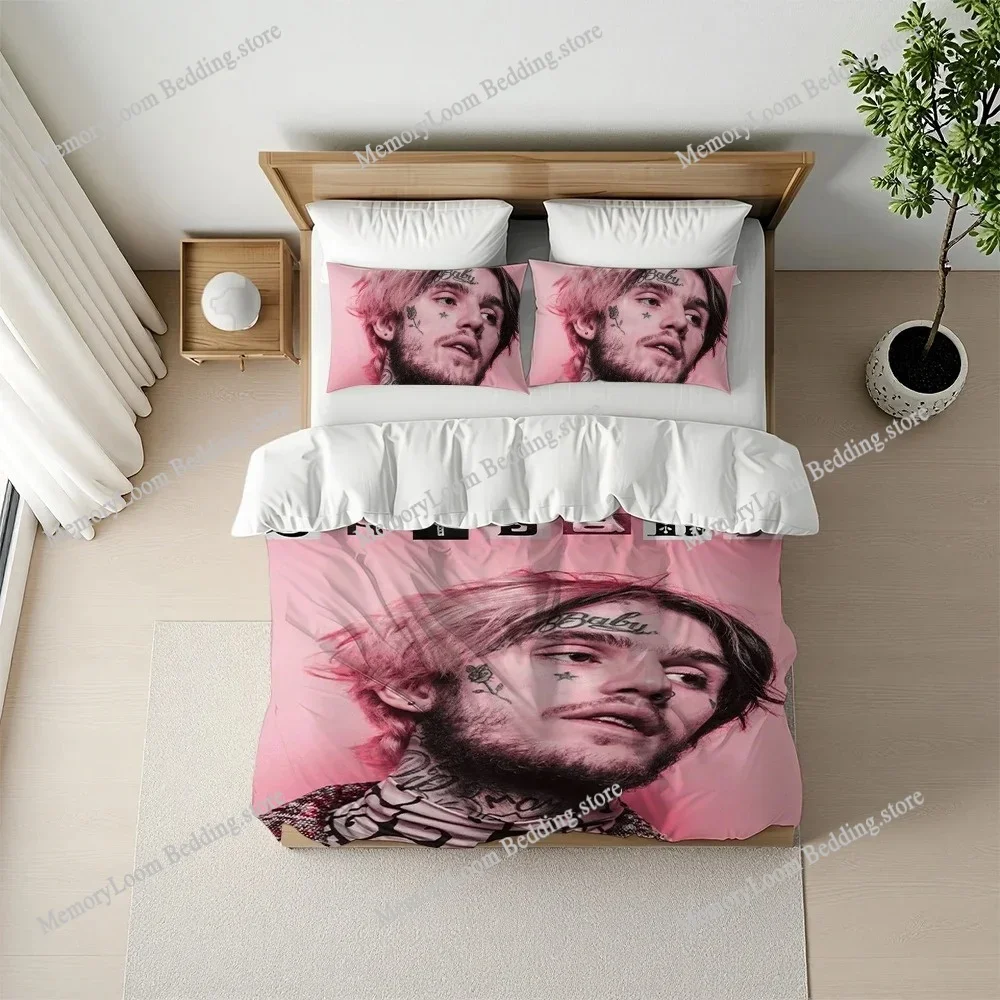 

Singer Lil Peep Hate Me Duvet Cover Set Home Style Bedding Soft Laundry Cotton Bed Four Seasons Student Dormitory Home Textile