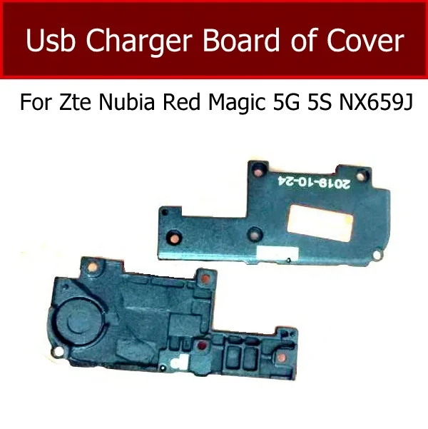 For ZTE Nubia Red Magic 5G 5S NX659J Motherboard Mainboard USB Charger Board Cover without Camera Lens Repalcement Parts