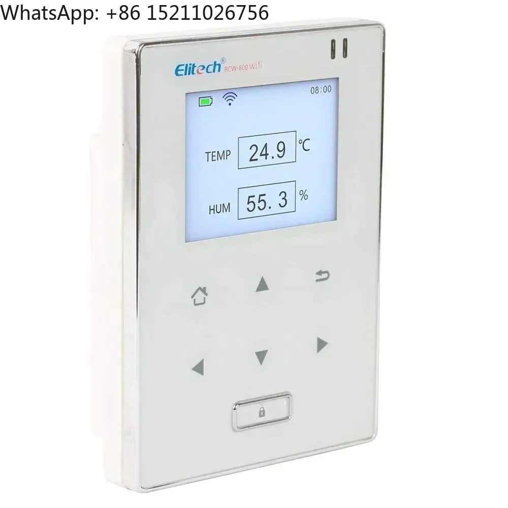 2024 Elitech RCW-800 Wireless Real Time Humidity Temperature Data Logger Wifi with External Probe