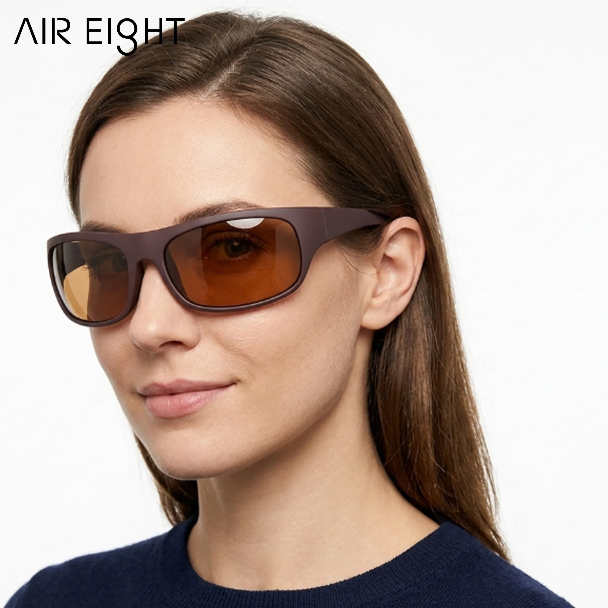 AIR AIR EIGHT Wrap‑Around Full‑Frame Polarized Sunglasses for Women And Men UV400 Anti‑Glare Sport Eyewear for Driving Outdoor - Aliexpress Deal