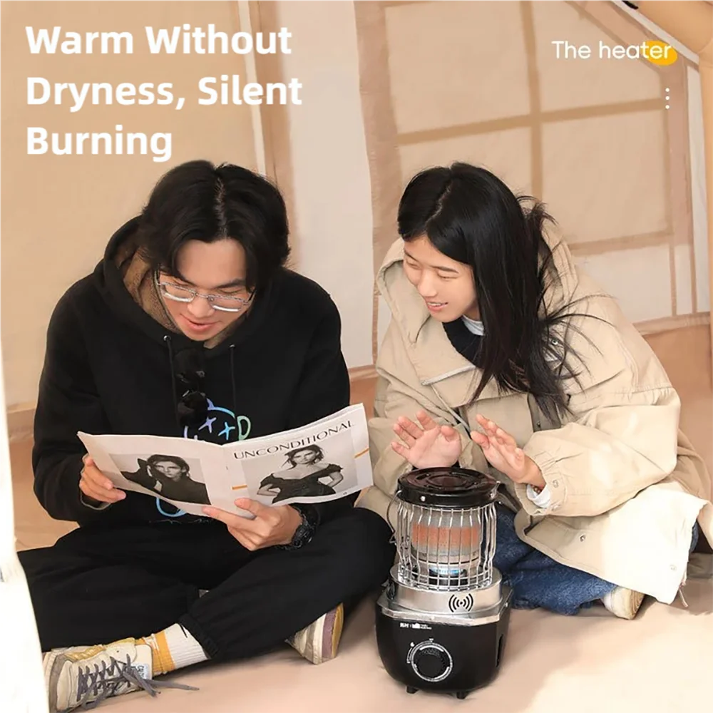 新型ミニガスヒーター&ストーブ、アウトドア用ポータブルカード - Outdoor Camping Gas Heater のレビューと価格