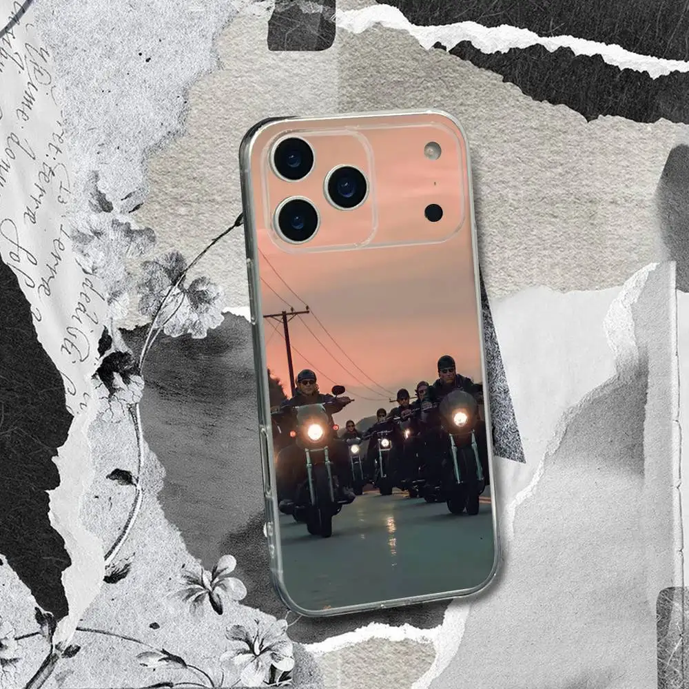 Чехол для телефона S-Sons Of A-AnarchyS Mayans для iPhone 17,16,15,14,13,12,11 Pro,Max,Plus,X,XS,XR,SE4,E Mini, прозрачный мягкий чехол
