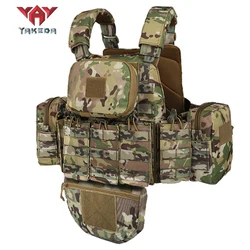 Yakeda-chaleco táctico multifuncional de camuflaje, equipo de entrenamiento para exteriores, novedad