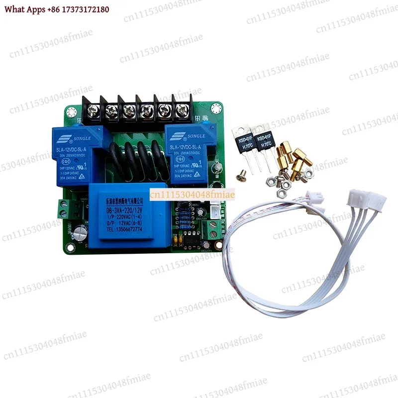 Soft Start Board for Class A Amplifier Power Supply with Over-Temperature Protection