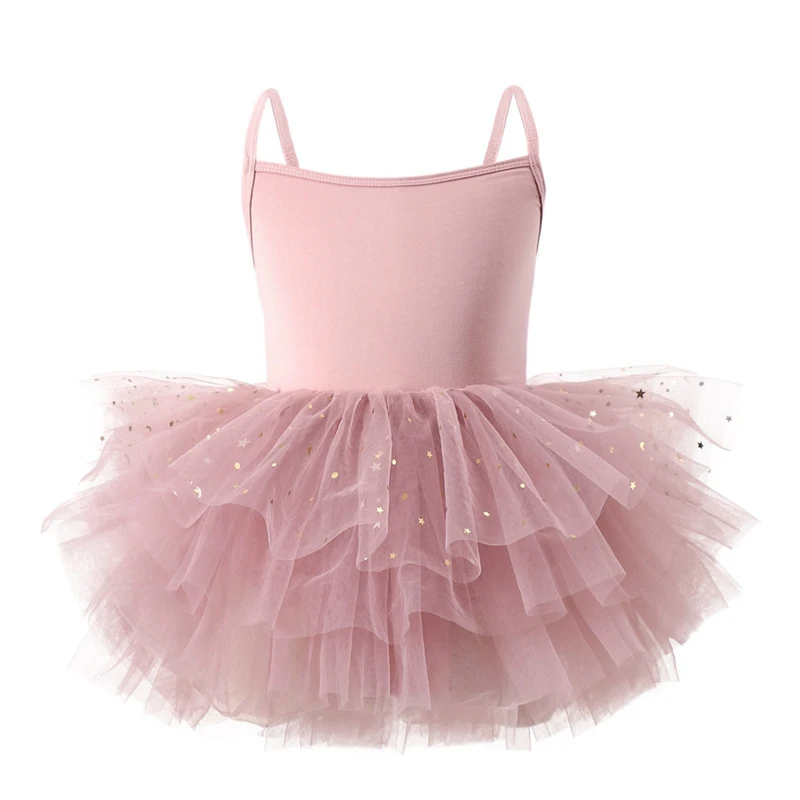 

2-6 Years Kids Tutu Sequined Skirts Leotard Modern Dance Tutu Slip Dress Children Girls Wedding Stage Princess Costumes