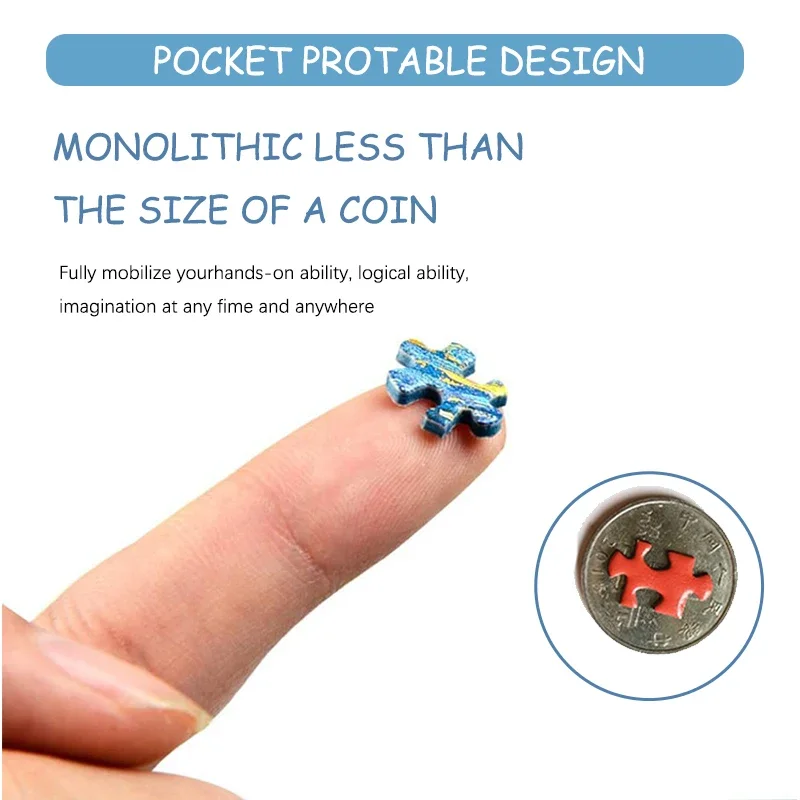 150PCS Mini Test Tube Jigsaw Puzzles Star Train Decompression Toy Landamark Puzzle Fridget Puzzle Game Family Decoration