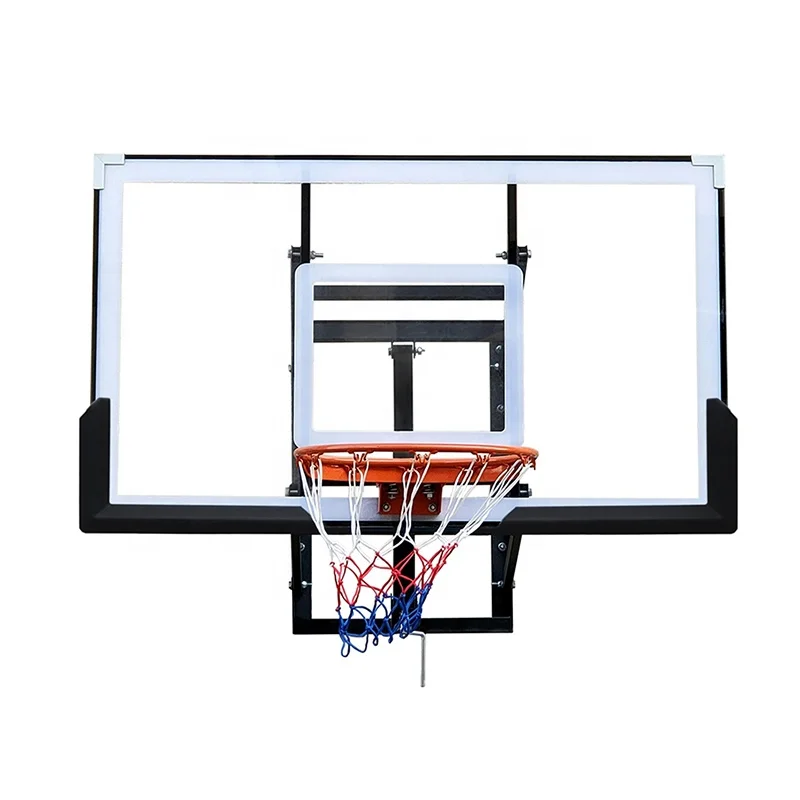 Wall Mount Basketball Backboard 71 Inch Adjustable-Height Basketball Backboard and Rim Wall Mountpromote sales