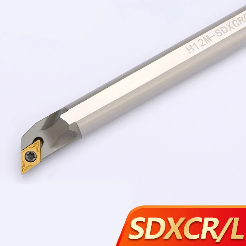 

H12M-SDXCR High-Speed Steel Shock-Resistant CNC Internal Hole Toolholders 95-Degree Boring H08K/H10K/H12M-SDXCR07 Diamond Blades