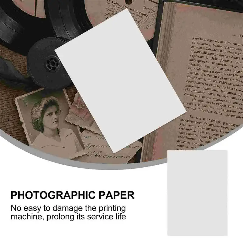Papier photographique brillant étanche, impression à l'encre, fourniture de papiers, 100 feuilles, A4, A5RC