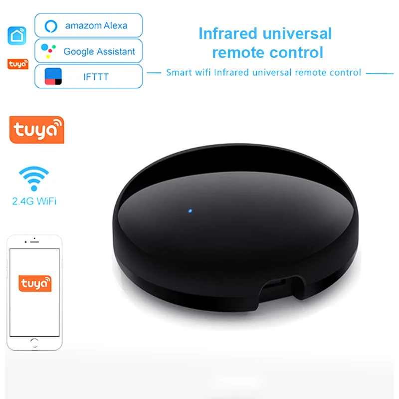 Tuya Smart IR Remote Control WiFi With Temperature and Humidity Sensor 3 in 1 for TV Works with Yandex, Home,Alexa