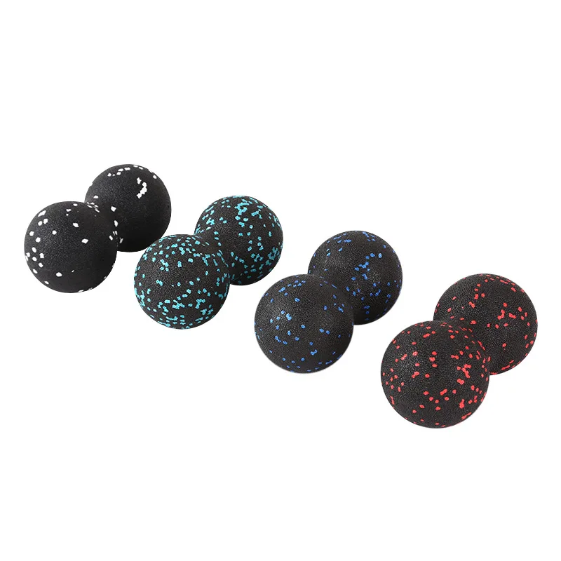 EPP 8cm Peanut Balls massaggio del corpo Fascia Ball rilassamento muscolare ad alta densità Lacrosse Fitness Yoga Myofascia Ball alleviare il dolore